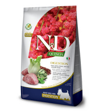 Farmina N&D QUINOA DOG DIGESTION, LAMB & FENNEL ADULT MINI, 2,5 кг