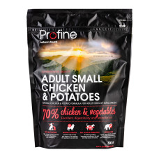 Profine Adult Small Breed Chicken & Potatoes, сухий корм для дорослих собак малих порід, курка та картопля, 300 г